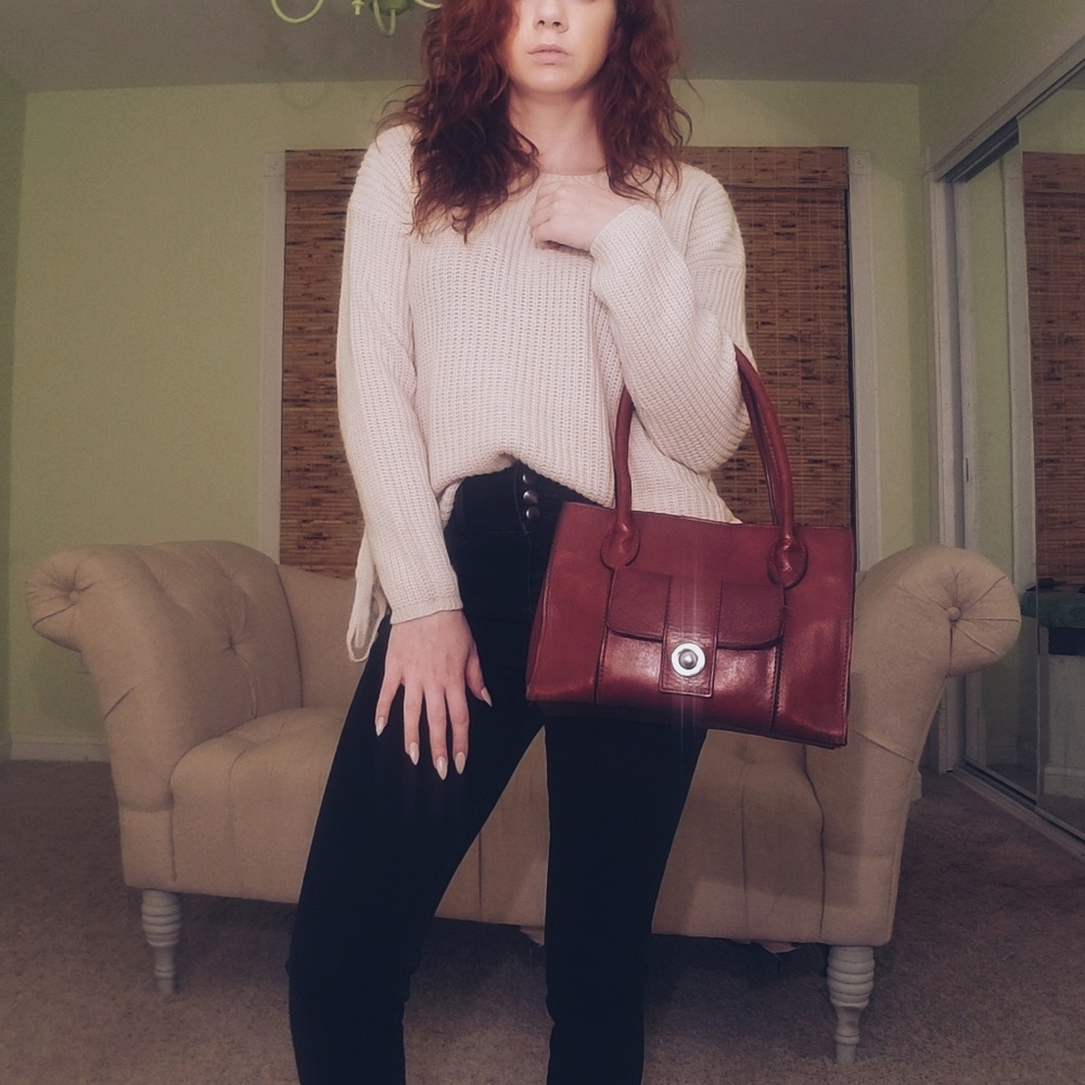 Red Wilson's Leather Purse